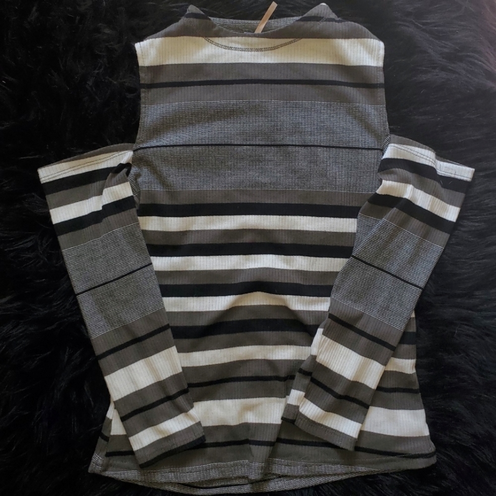 Olive Cold Shoulder Top